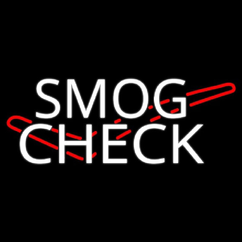 Smog Check Logo Neonreclame