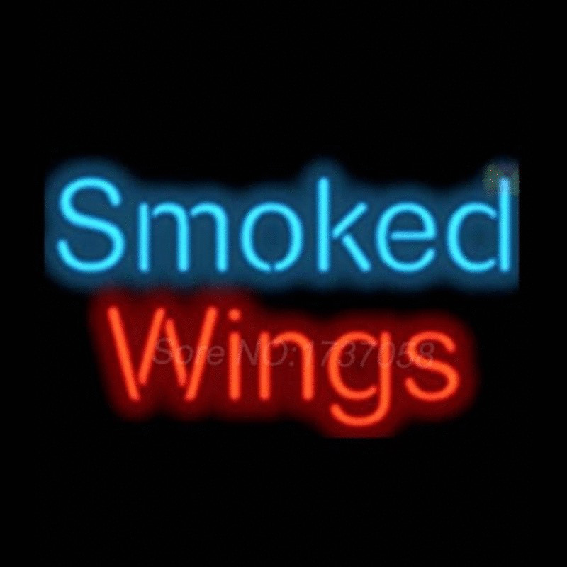 Smoked Wings Neonreclame