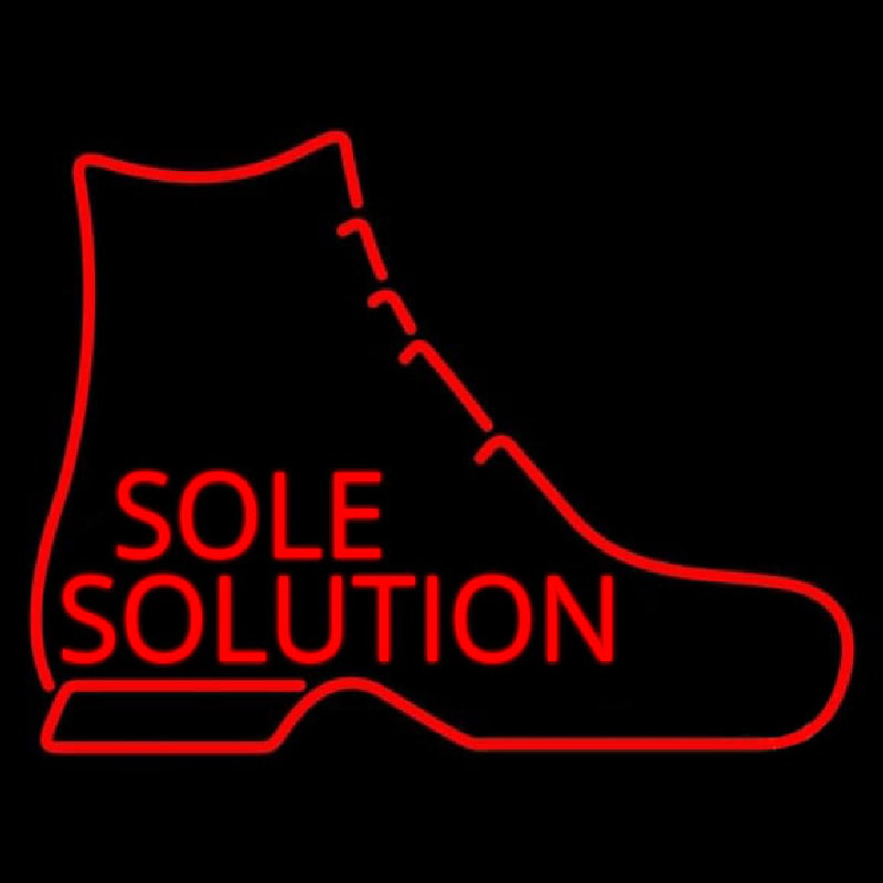 Sole Solution Neonreclame