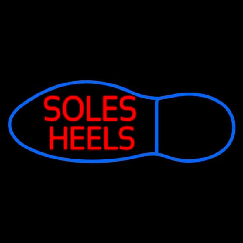 Soles Heels Neonreclame