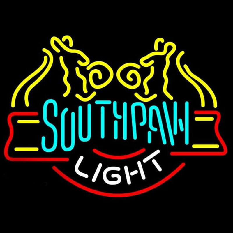 Southpaw Kangaroos Beer Sign Neonreclame