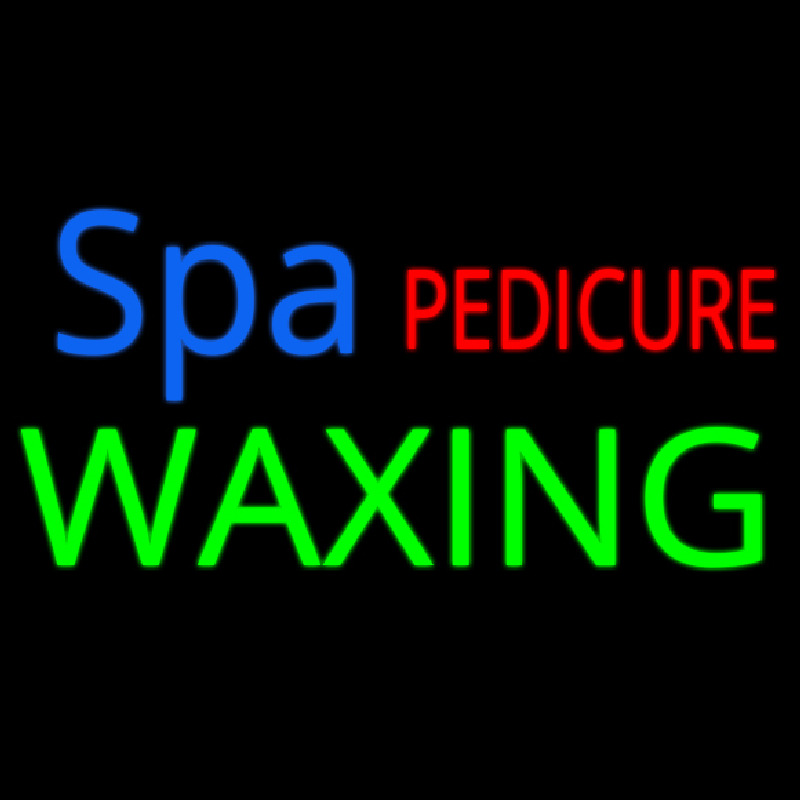 Spa Pedicure Wa ing Neonreclame