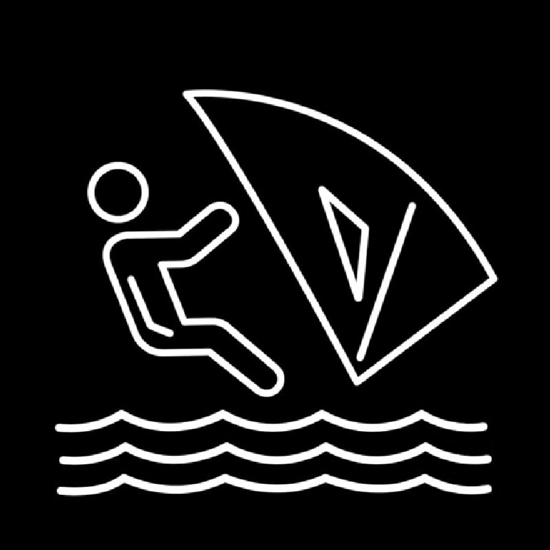 Sports In Sea Icon Neonreclame