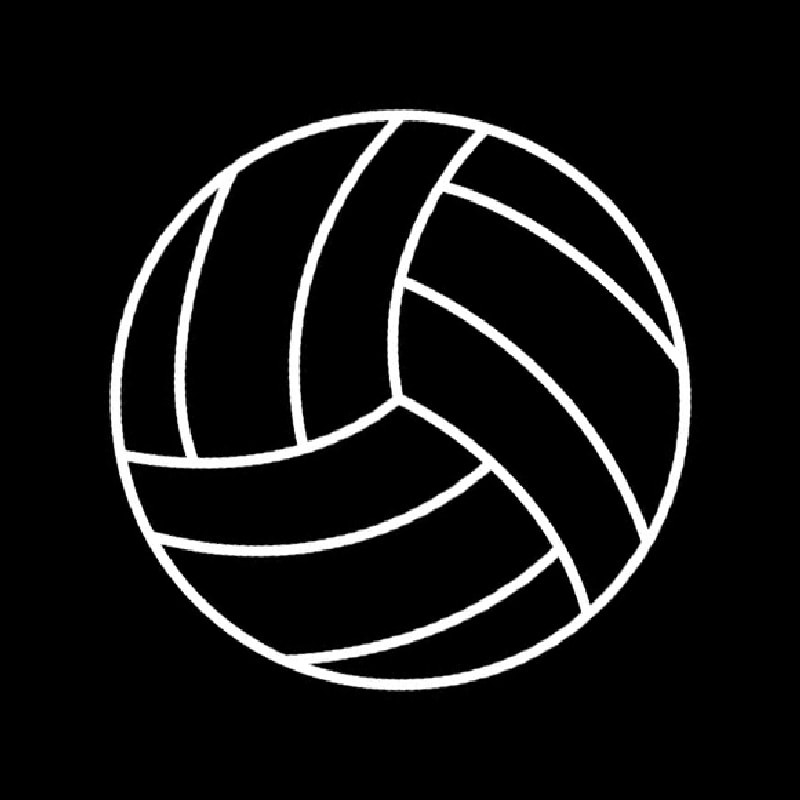 Sports Volleyball Icon Neonreclame