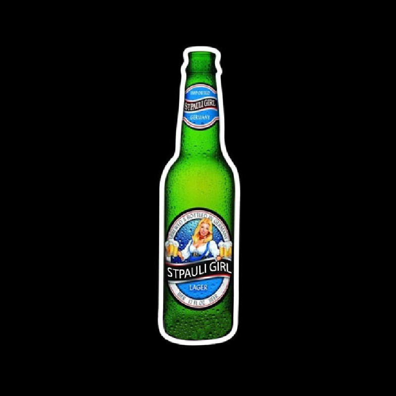 St Pauli Girl Bottle Beer Sign Neonreclame