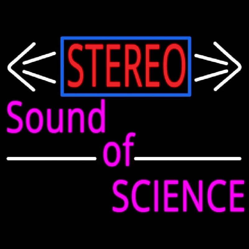 Stereo Sound Of Science Neonreclame