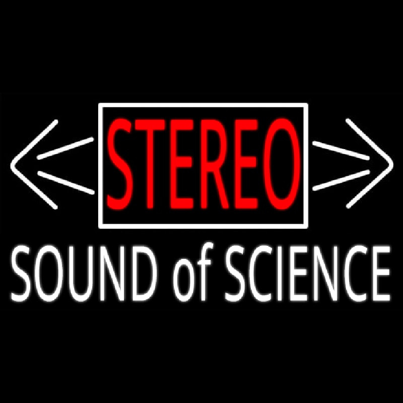 Stereo Sound Of Science Neonreclame