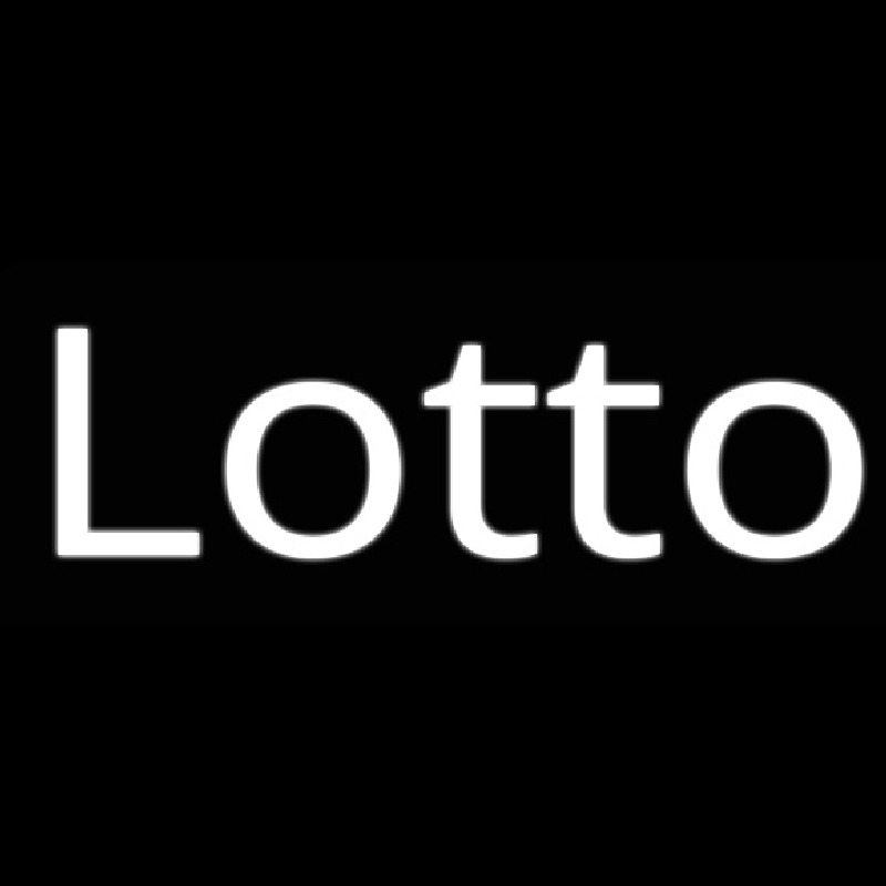 Stylish Lotto Neonreclame