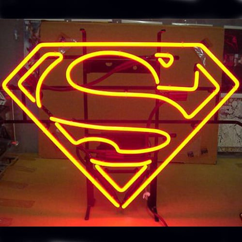 Superman Logo Winkel Neonreclame