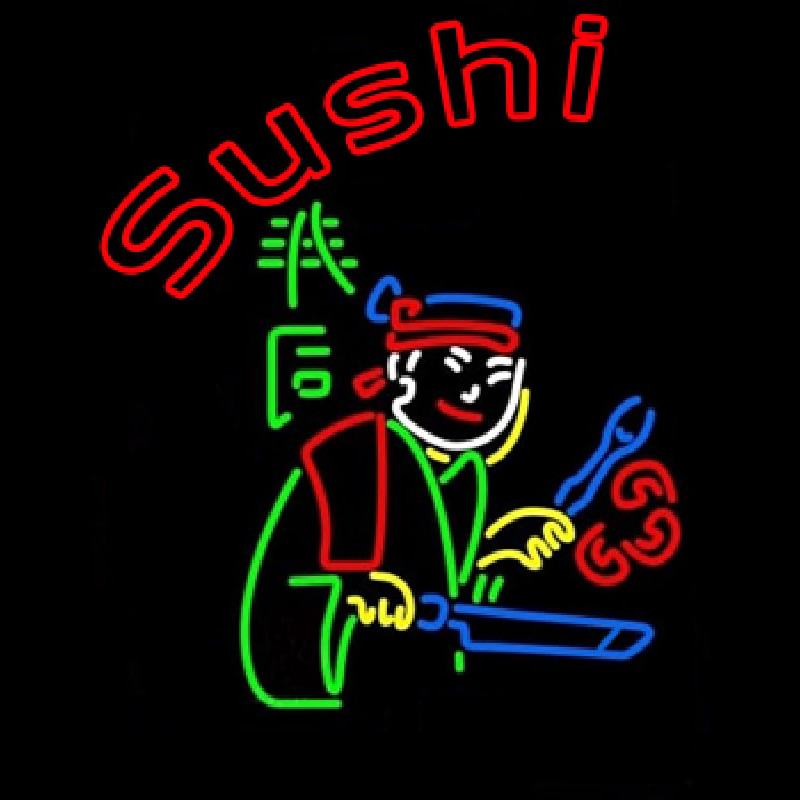 Sushi Chef Logo Neonreclame