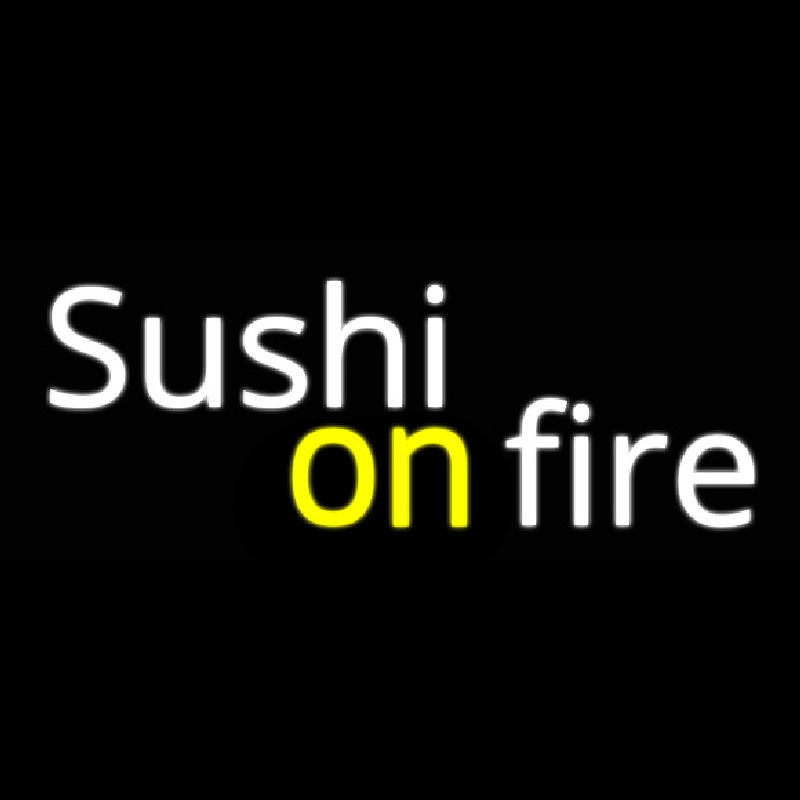 Sushi On Fire Neonreclame