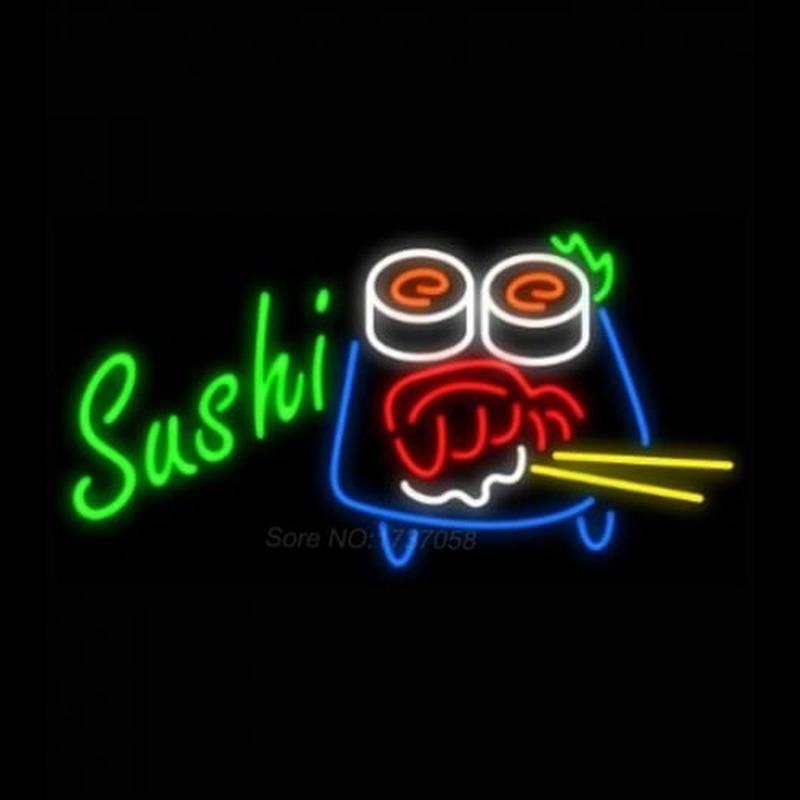 Sushi with Chopsticks Neonreclame