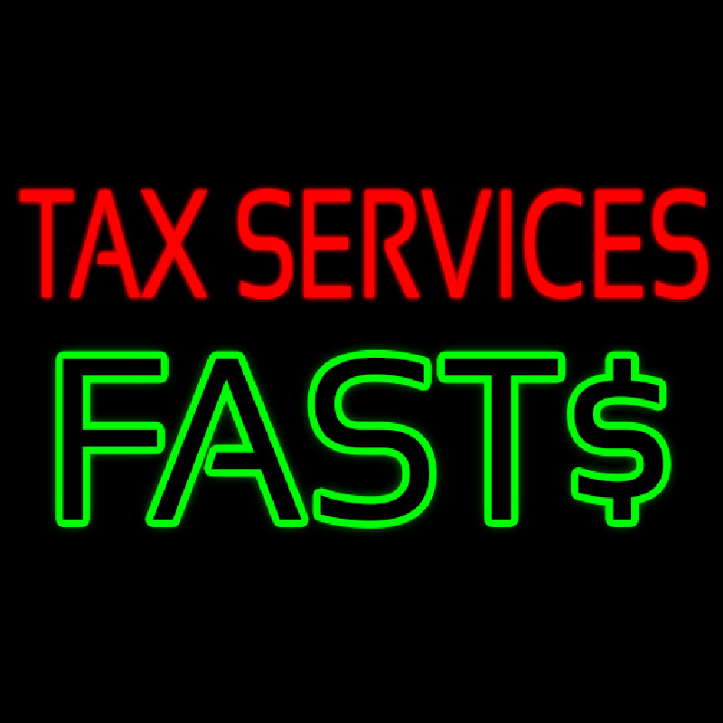 Ta  Service Fast Neonreclame