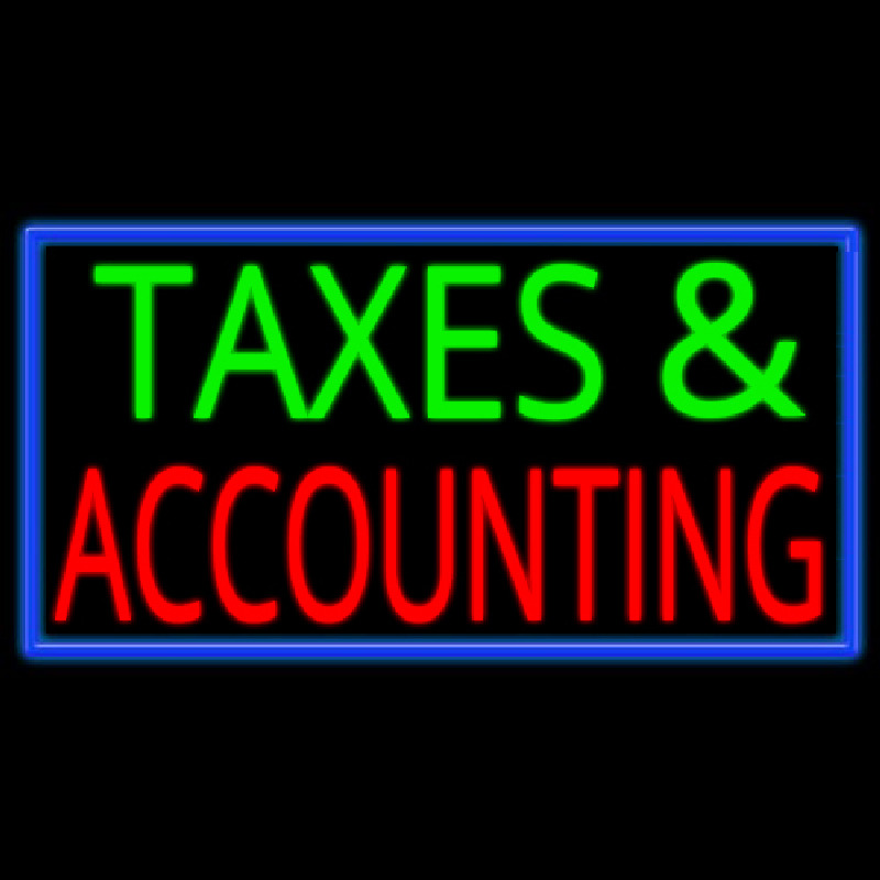 Ta es And Accounting Neonreclame