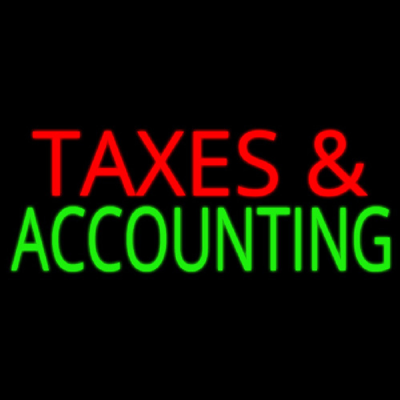 Ta es And Accounting Neonreclame