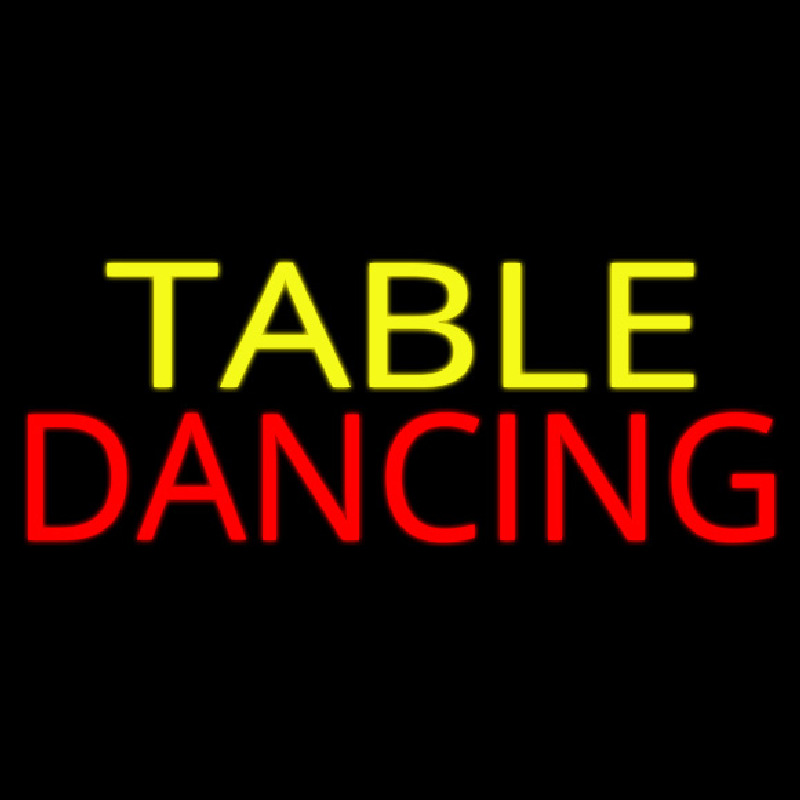 Table Dancing Neonreclame