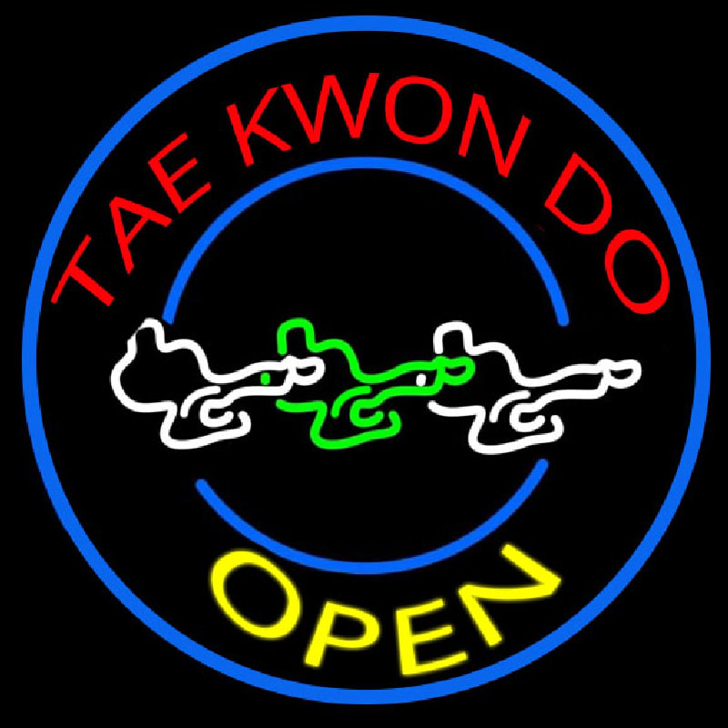 Tae Kwon Do Neonreclame