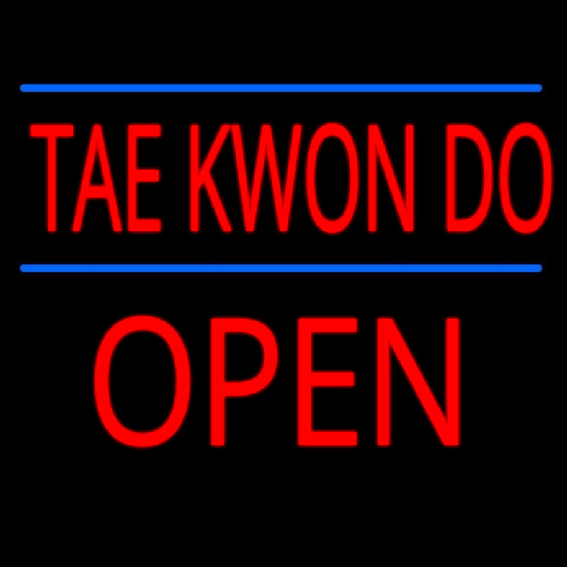 Tae Kwon Do Script1 Open Neonreclame