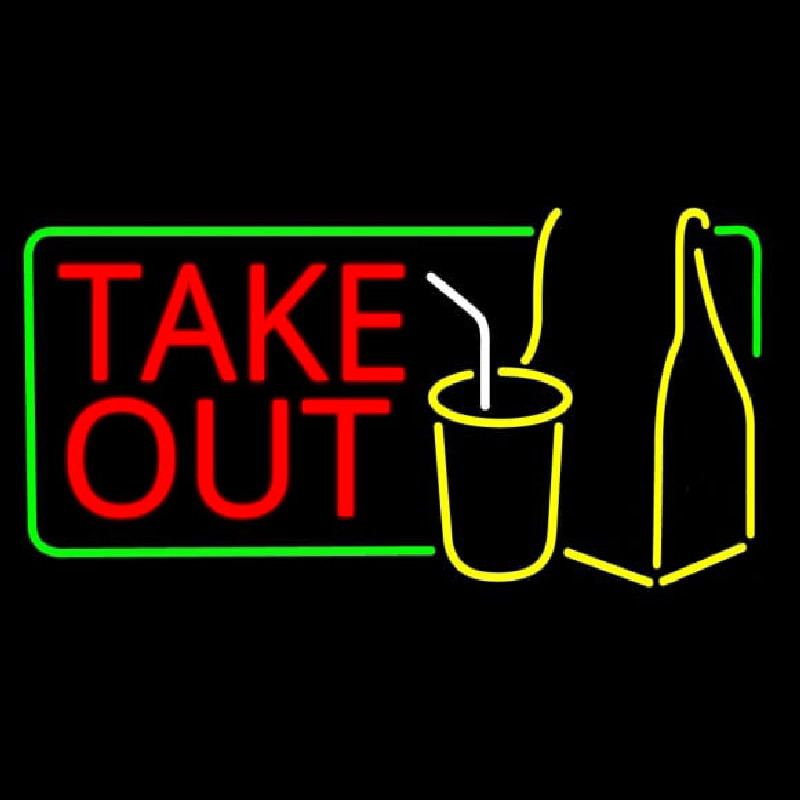 Take Out Neonreclame
