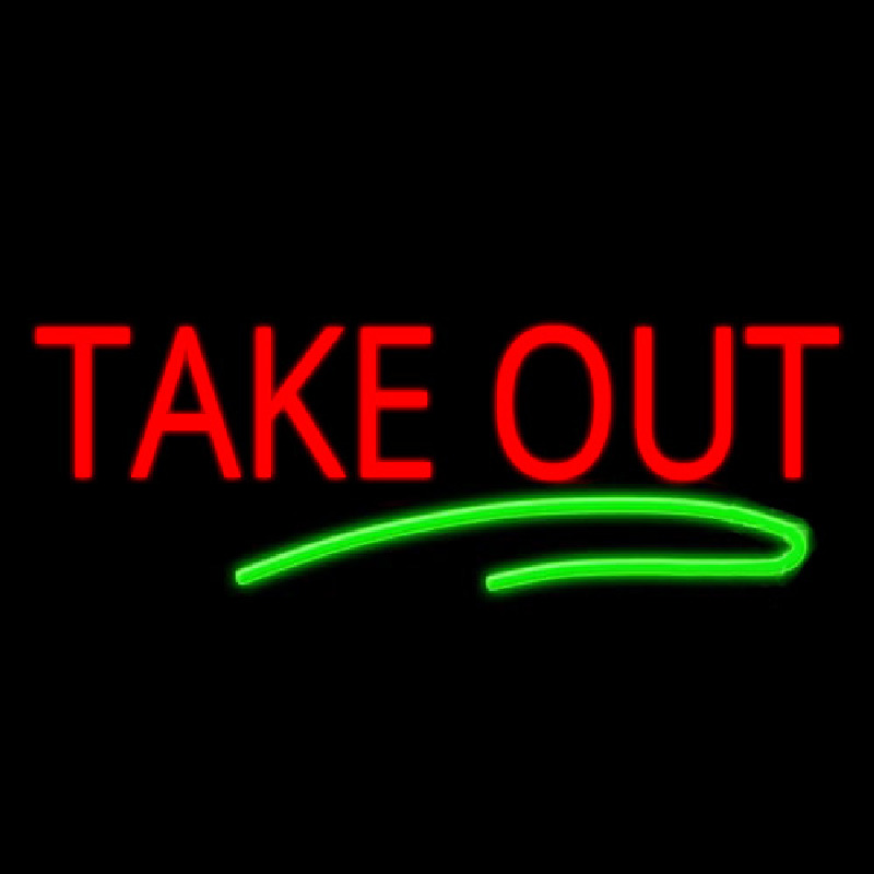 Take Out Neonreclame