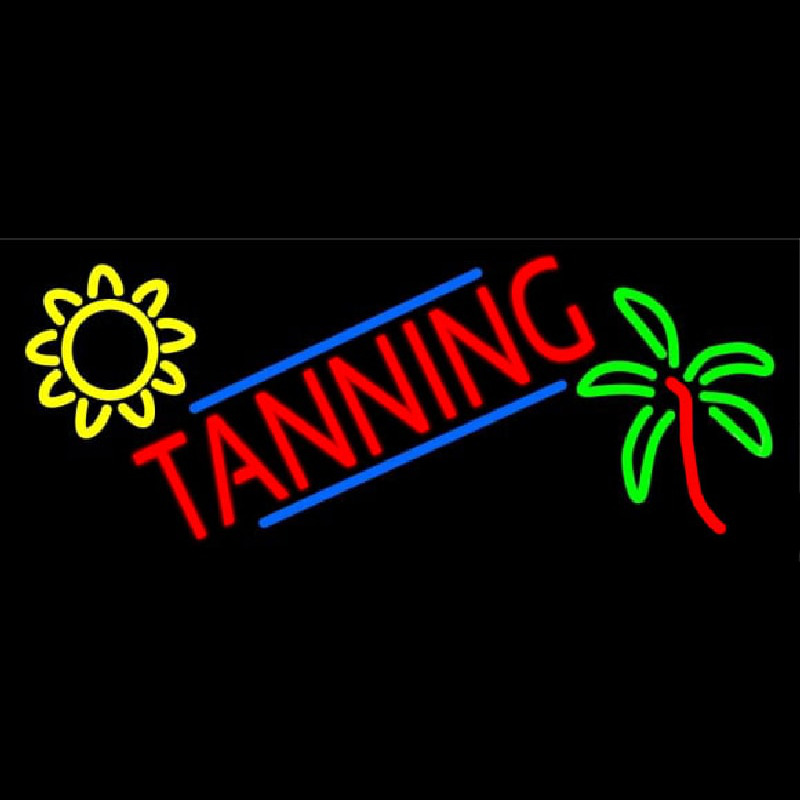 Tanning With Logo Neonreclame