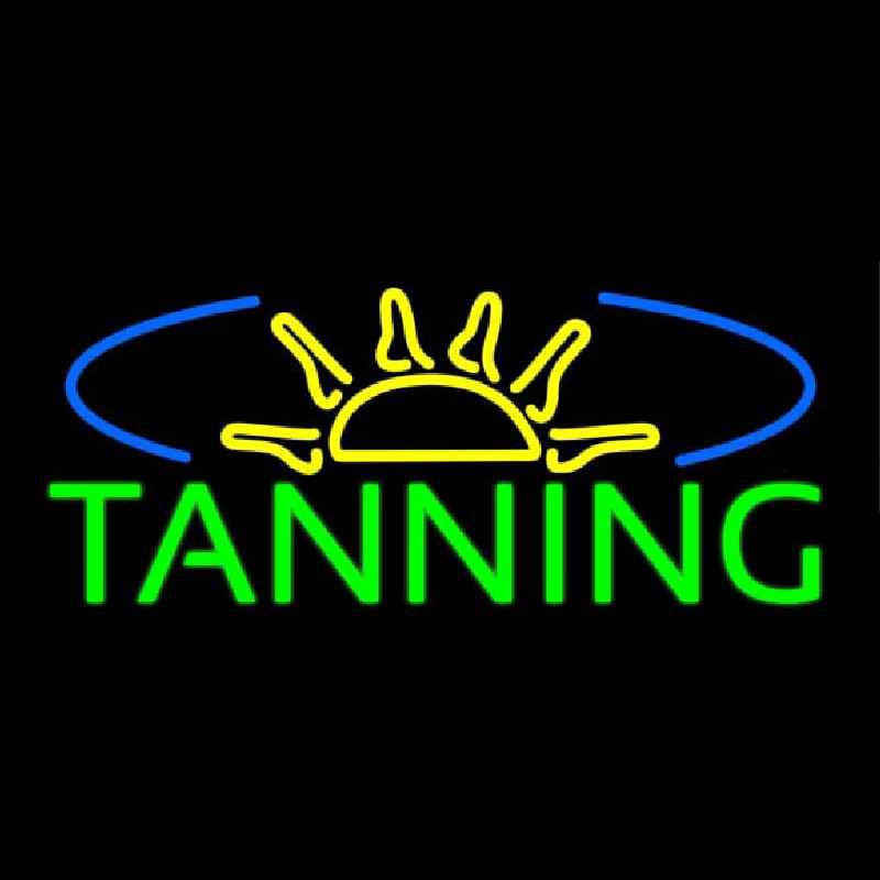 Tanning With Sun Rays Neonreclame