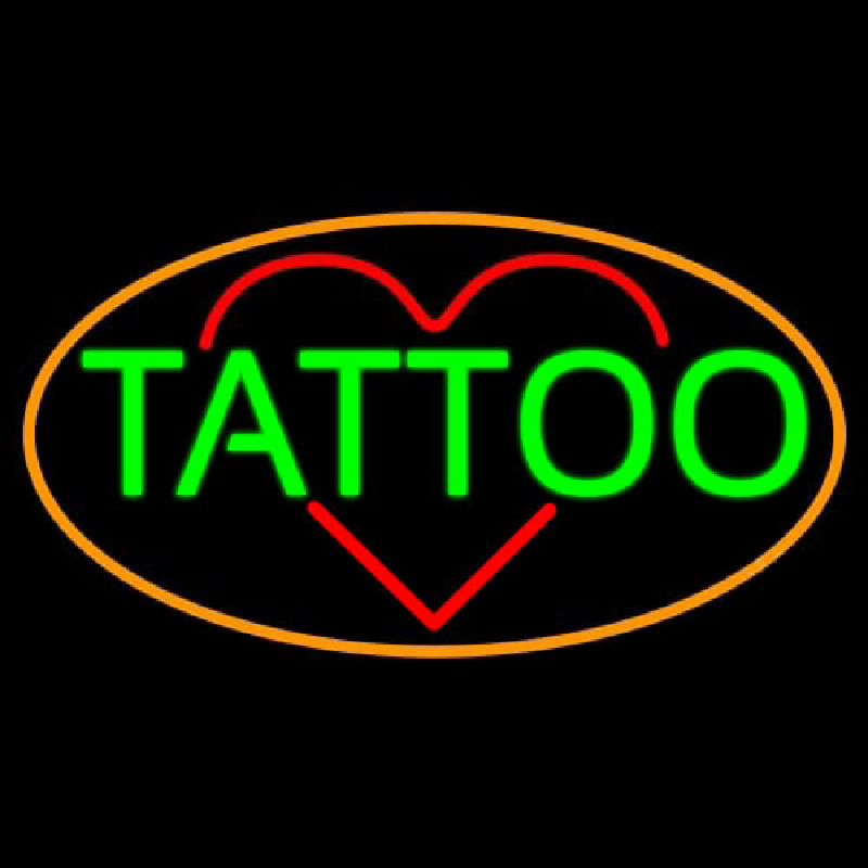 Tattoo Heart Neonreclame
