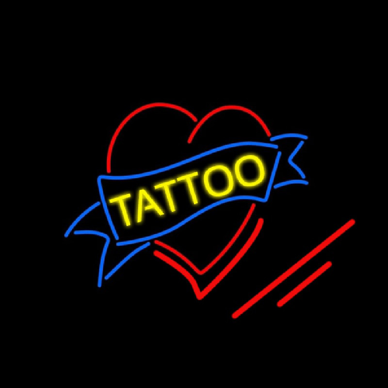 Tattoo Inside Heart Neonreclame