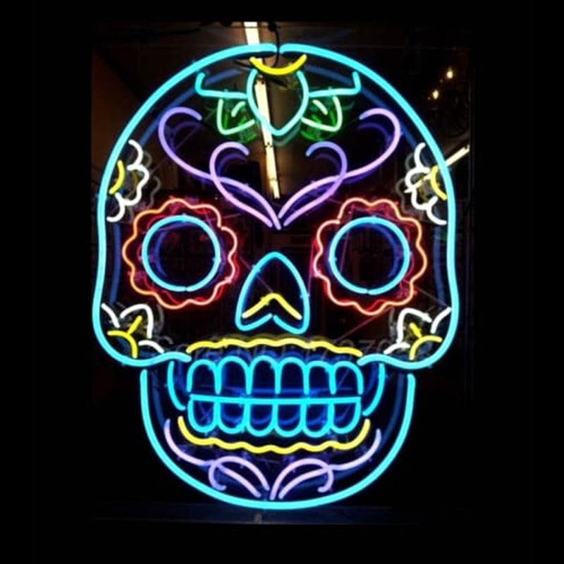 Tattoo Skull Neonreclame