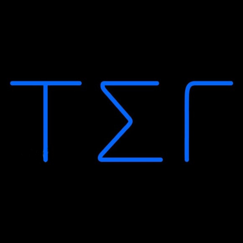 Tau Sigma Gamma Neonreclame