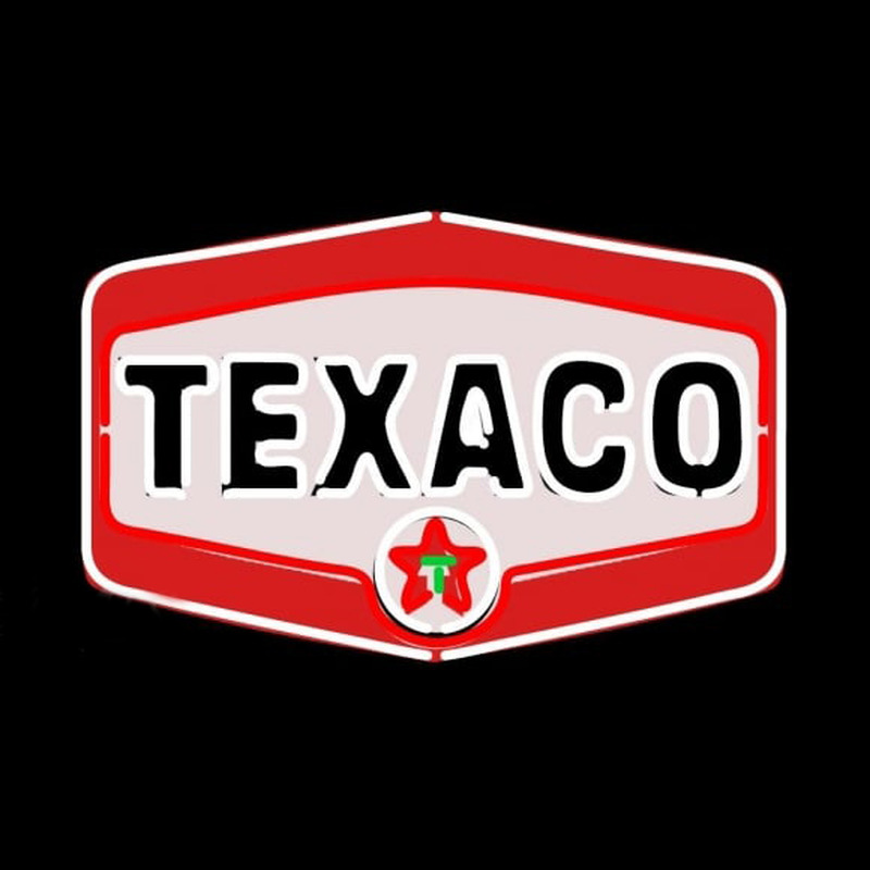 Te aco Gasoline Logo Neonreclame