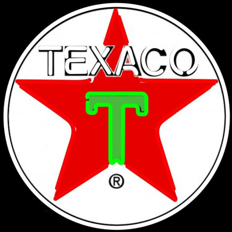 Te aco Logo Gasoline Neonreclame