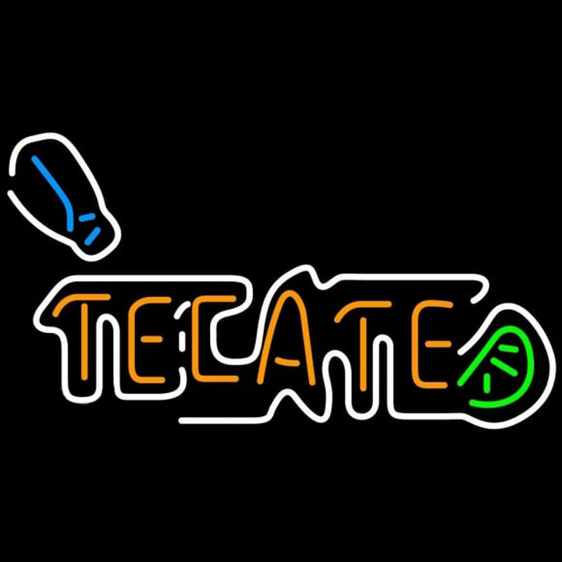 Tecate Shaker And Lime Beer Sign Neonreclame