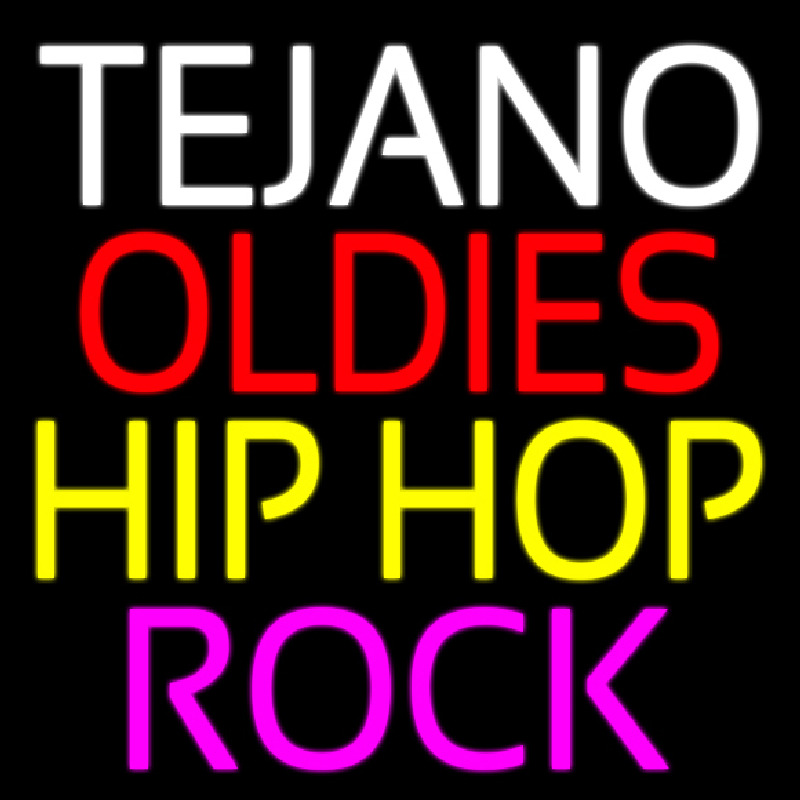 Tejano Oldies Hiphop Rock 2 Neonreclame