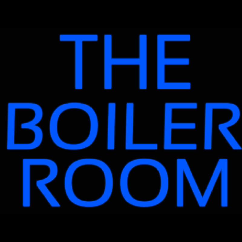 The Boiler Room Neonreclame