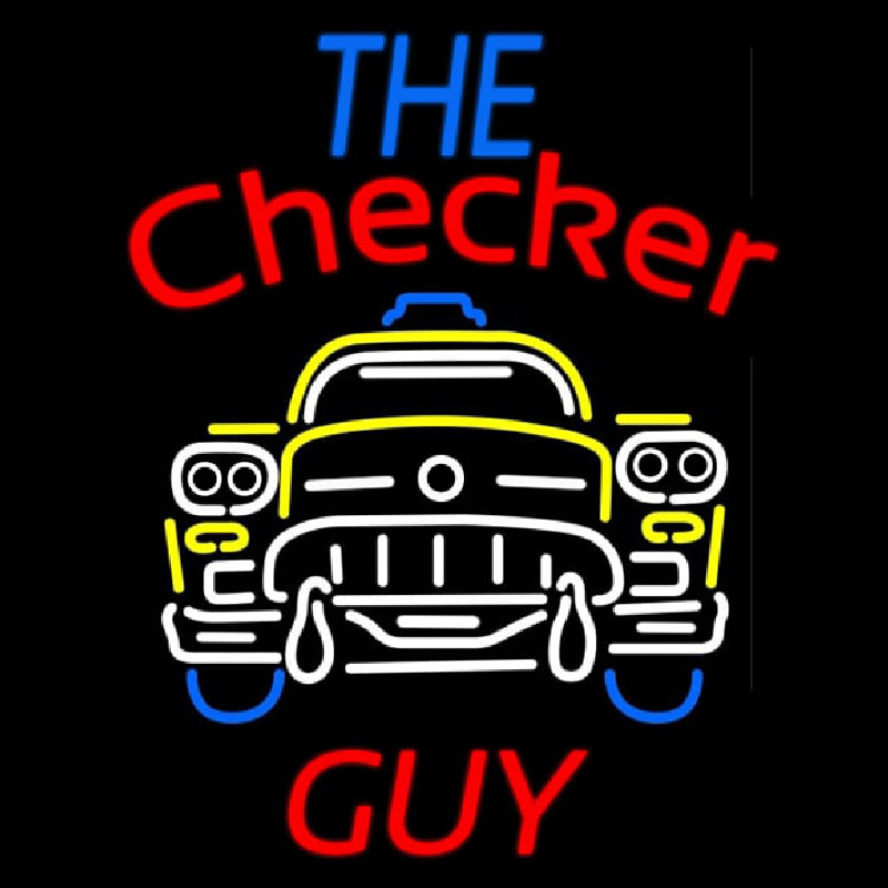 The Checker Guy Neonreclame