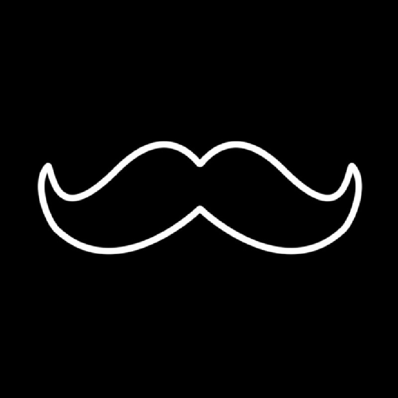 The Shave Mustache Neonreclame