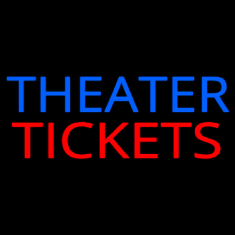 Theatre Tickets Neonreclame