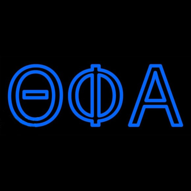 Theta Phi Alpha Neonreclame