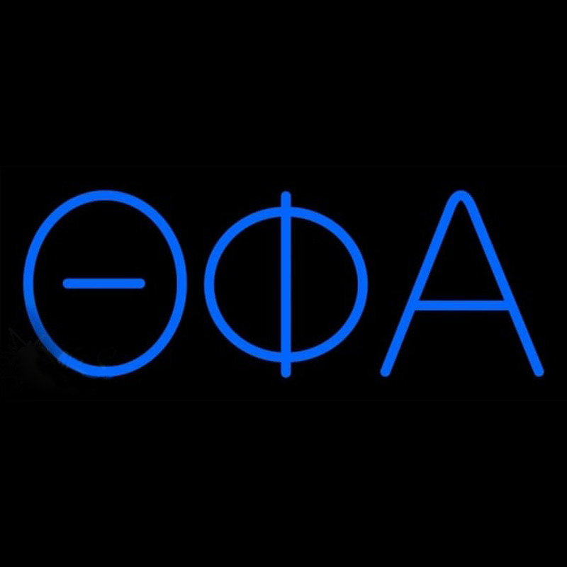 Theta Phi Alpha Neonreclame