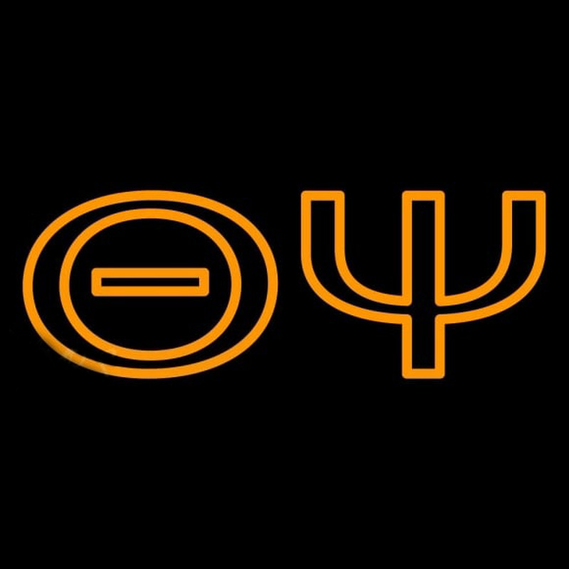 Theta Psi Neonreclame