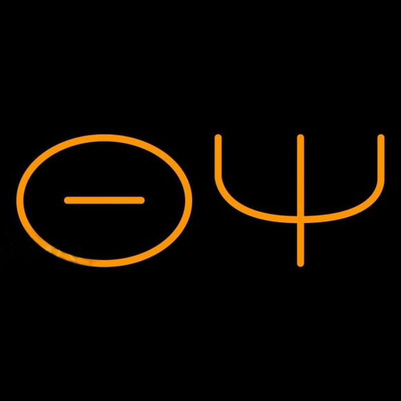 Theta Psi Neonreclame