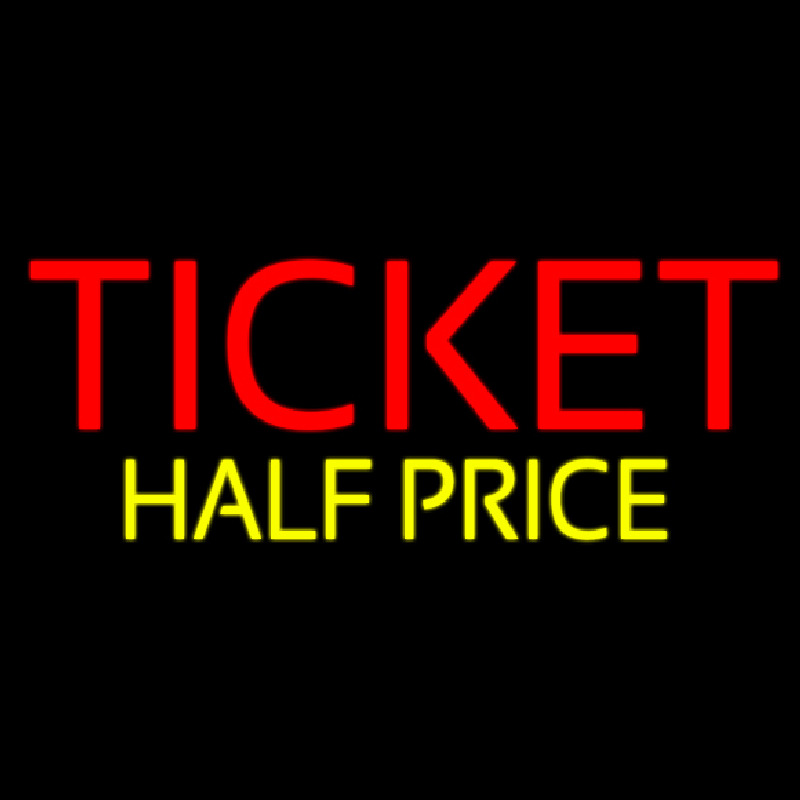 Ticket Half Price Neonreclame