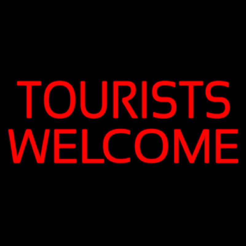 Tourists Welcome Neonreclame