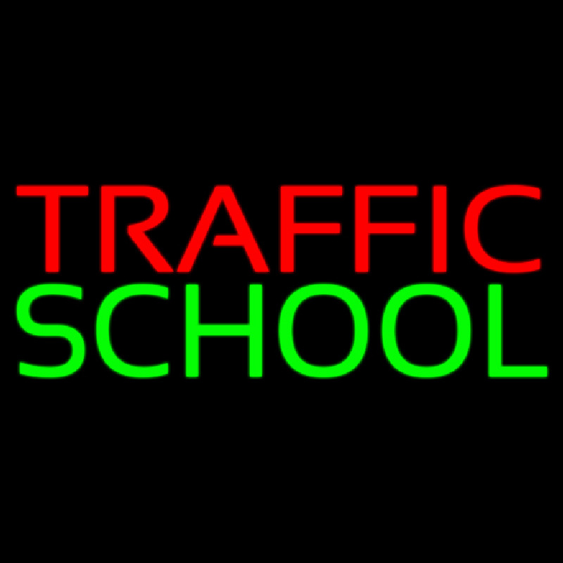 Traffic School Neonreclame