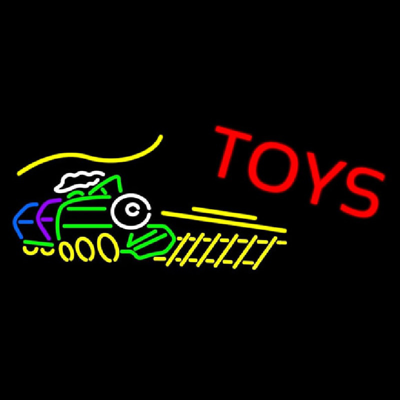 Train Toys Neonreclame