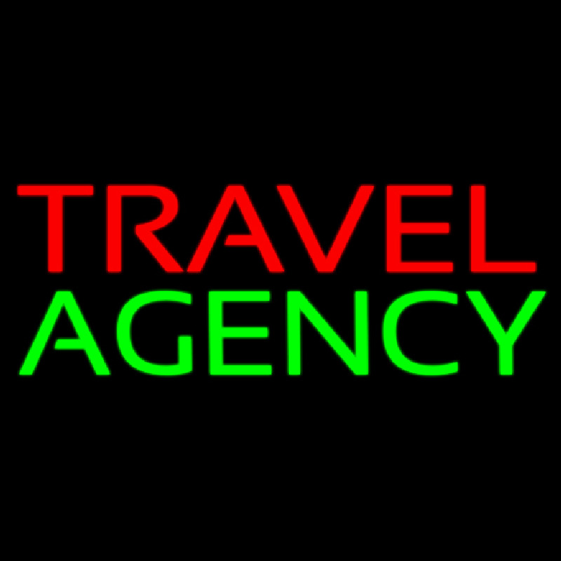 Travel Agency Block Neonreclame