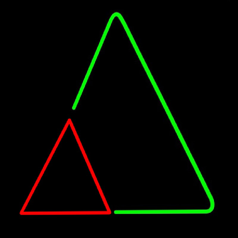 Triangles Neonreclame