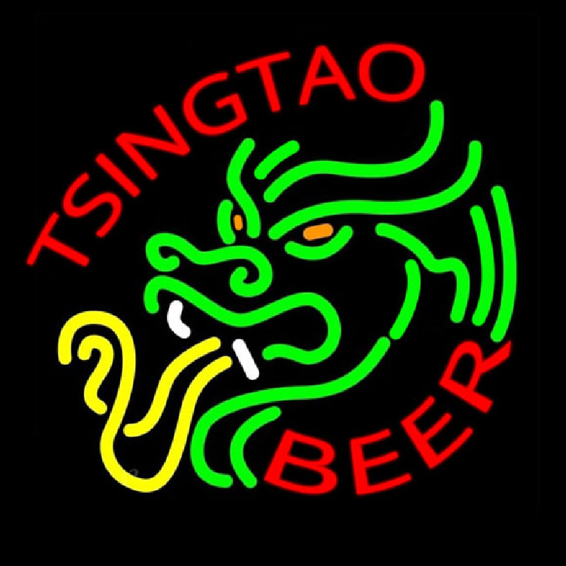 Tsingtao Dragon Neonreclame