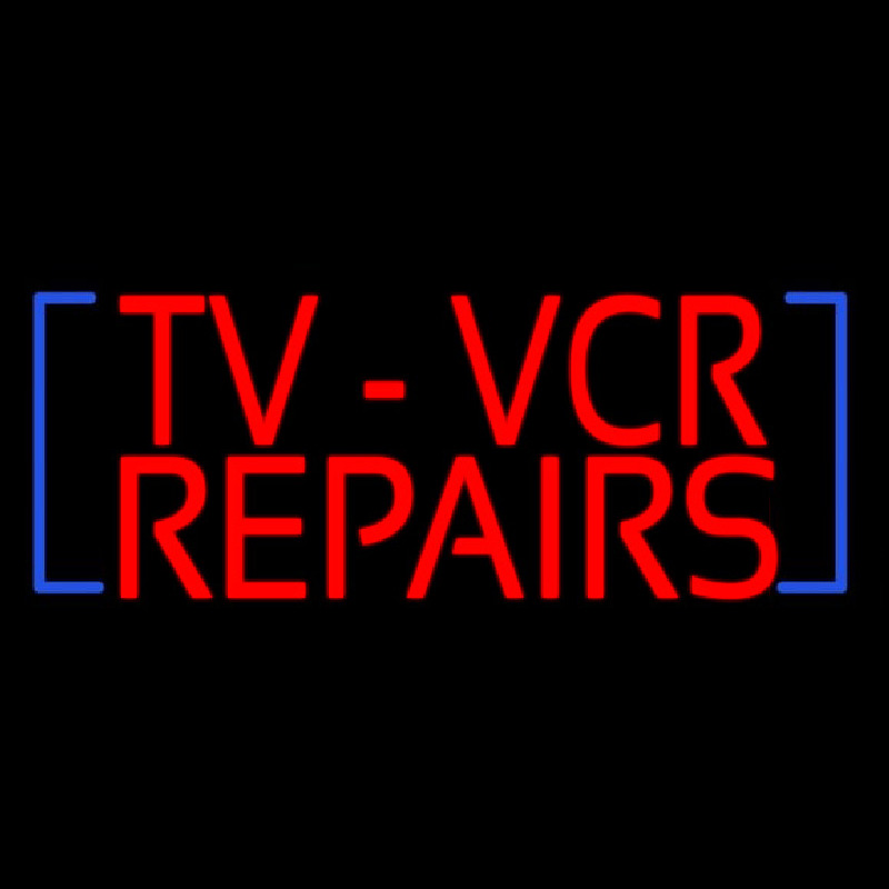 Tv Vcr Repair Neonreclame